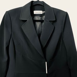 Calvin Klein Fully Lined Notch Lapel Collar Women’s Career Blazer Jacket Size 10